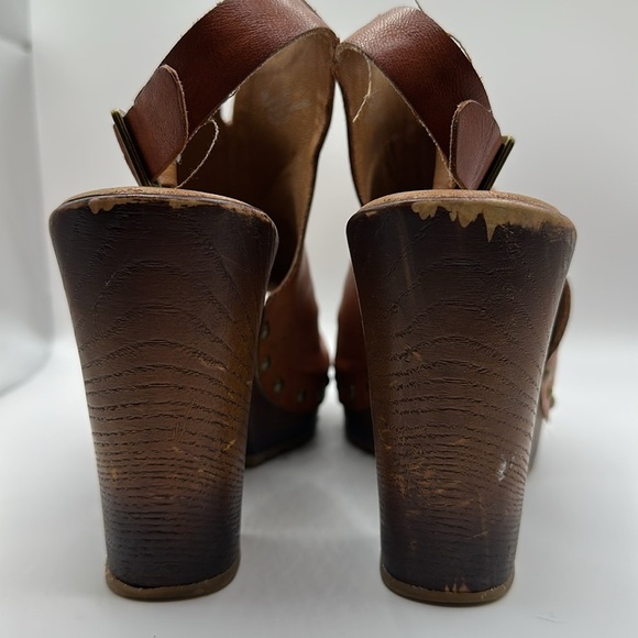 Korks Arden vegan leather sandals tan size 9 - Picture 5 of 10